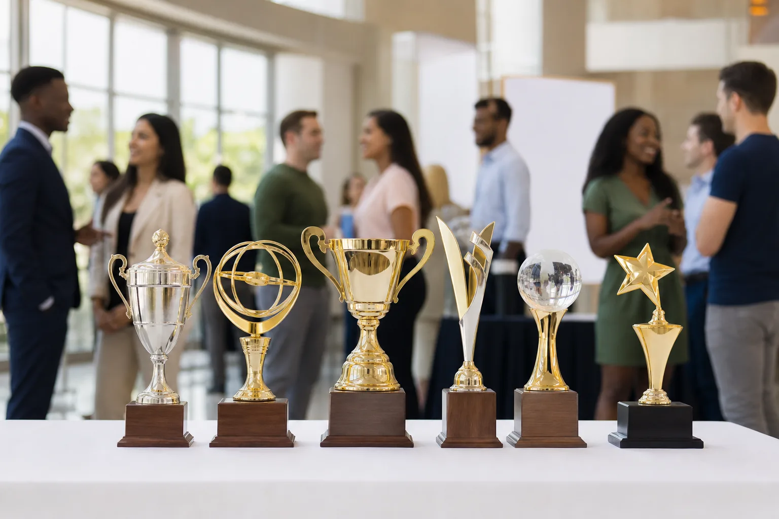Corporate award trophy planning