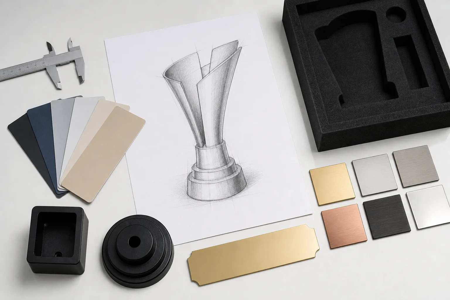Size, material, and quantity