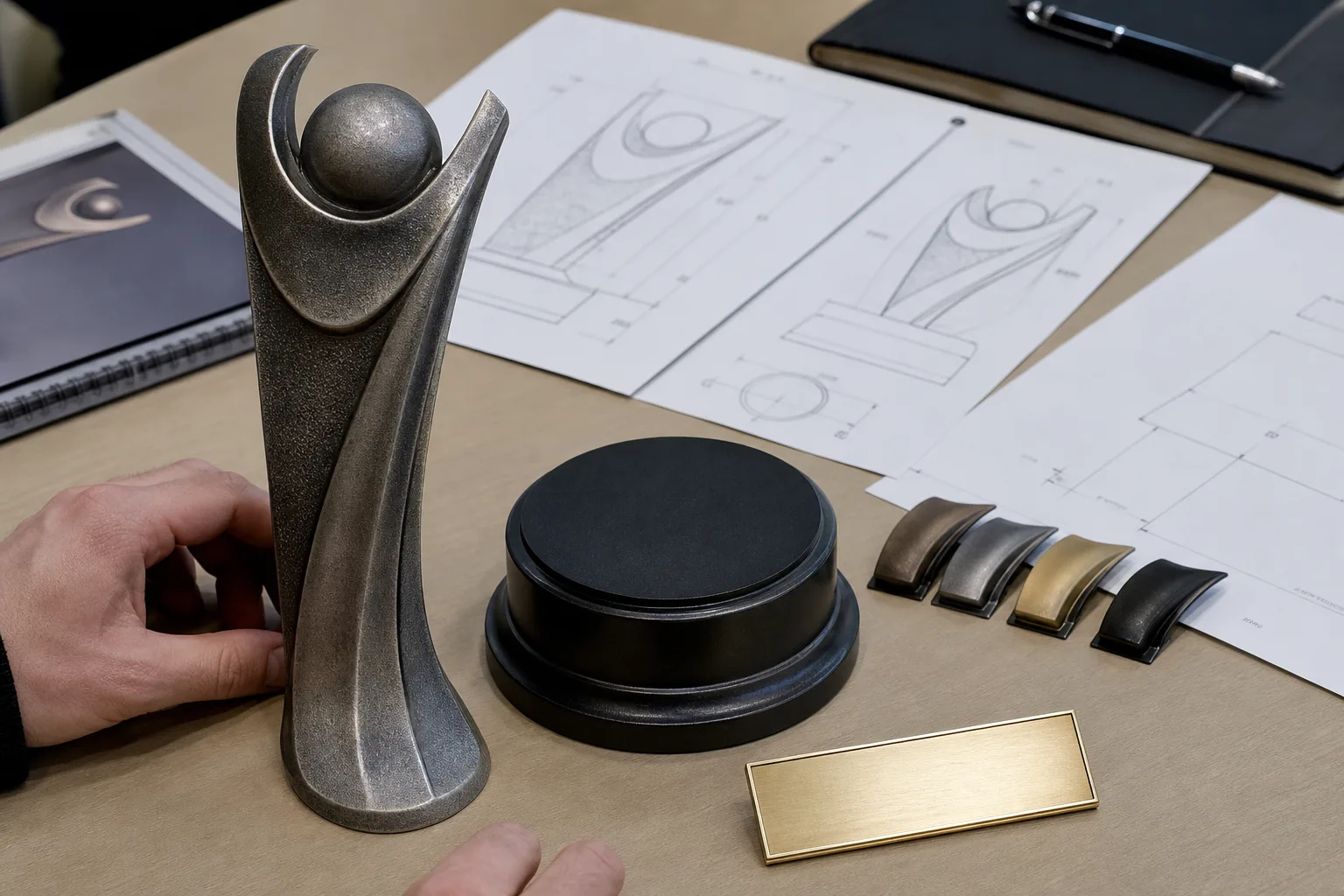 Molded body or dimensional feature