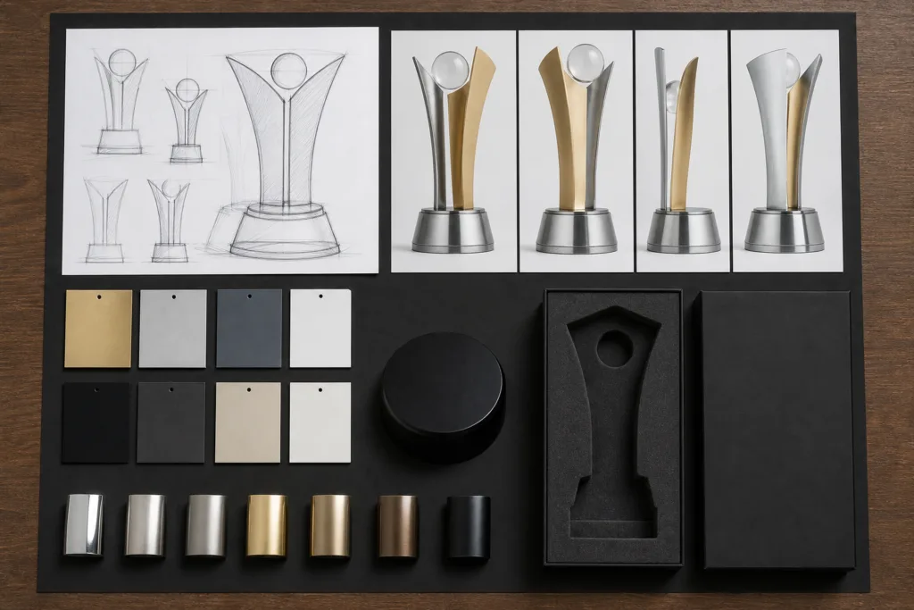 design evaluation trophy design review package 4