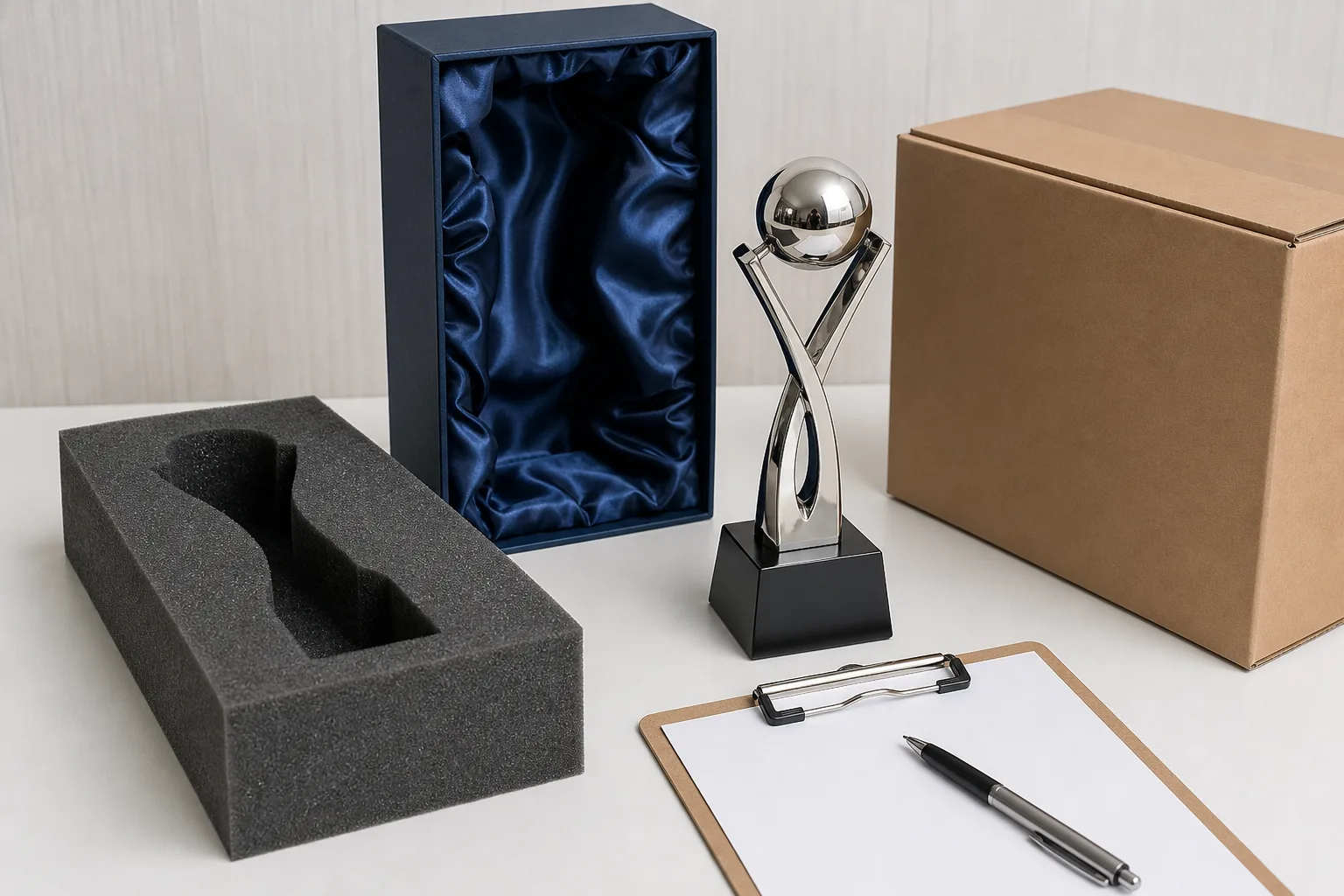 Custom trophy and protective packaging review