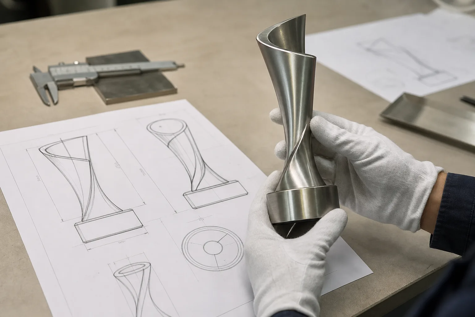Custom Trophy Sample Production