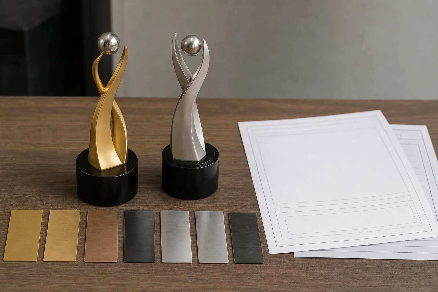 Material and finish information