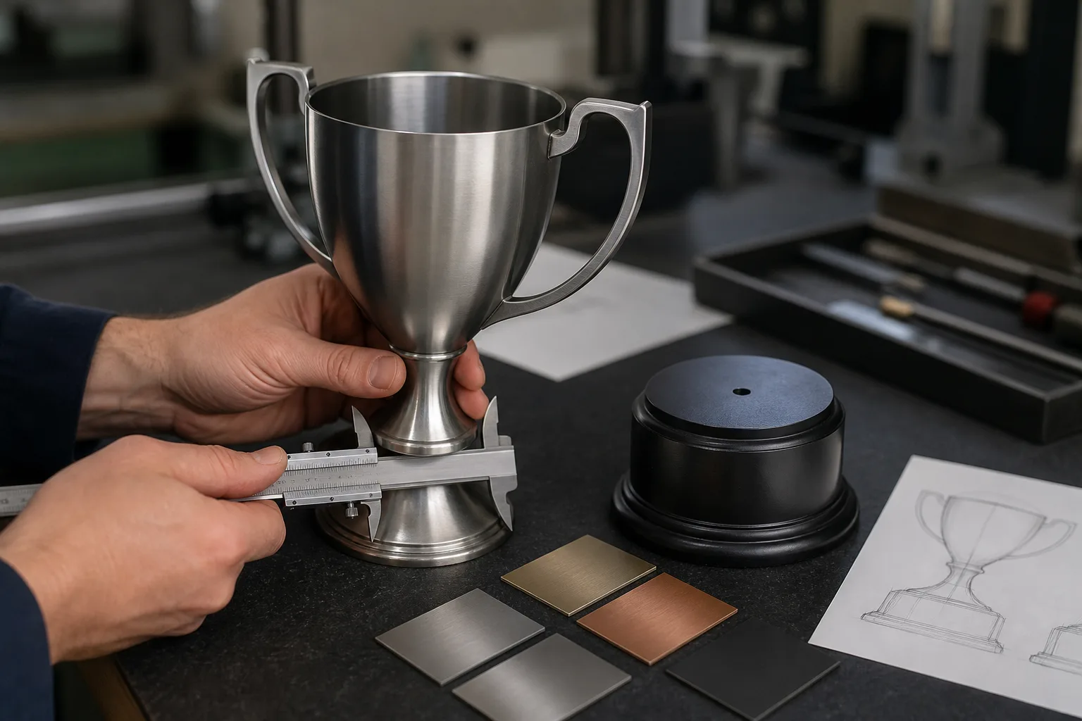 Bulk Order Checklist 2 Custom trophy specification review with finish and base options
